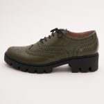 Pantofi Verzi cu Siret Vagam 1041 - imagine 3