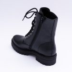 Ghete Negre cu Siret si Fermoar Vagam1856 - imagine 2