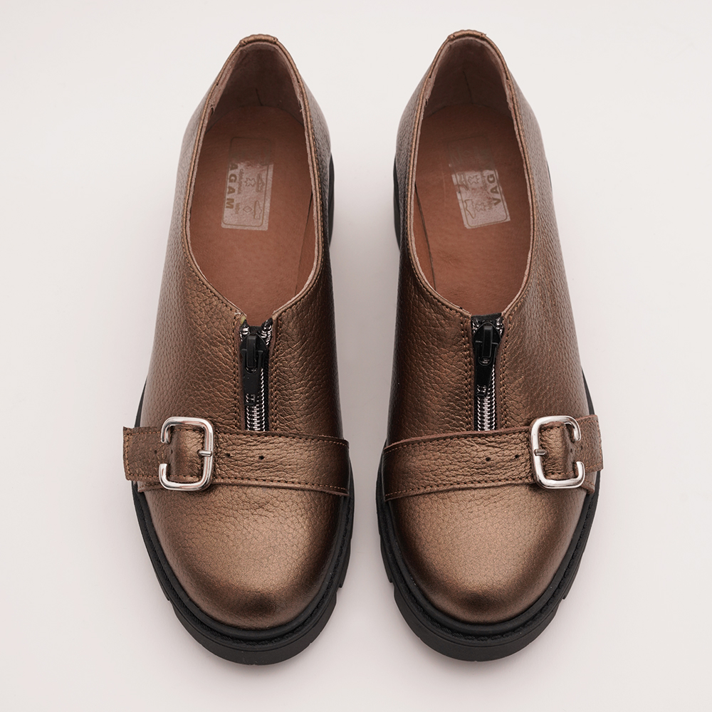 43bPantofi-Casual-Maro-Vagam-1046 Pantofi Casual Bronz Vagam 1046 - imagine 1