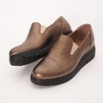 Balerini Bronz cu Talpa Inalta Vagam 1003 - imagine 6