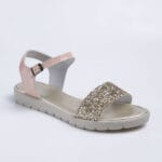 Sandale Roz Pal cu Talpa Joasa Vagam0260 - imagine 2