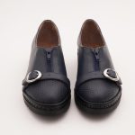 Balerini Bleumarin cu Talpa Inalta Vagam 1001