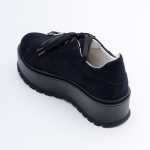 Pantofi Bleumarin cu Siret si Talpa Inalta 1724 - imagine 6