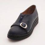 Balerini Bleumarin cu Talpa Inalta Vagam 1001 - imagine 2