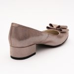Pantofi Gri Sidef cu Toc Gros Vagam1178 - imagine 3
