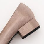 Pantofi Gri Sidef cu Toc Gros Vagam1178 - imagine 5