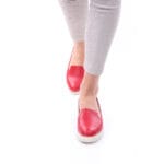 Balerini Rosii cu Talpa Inalta Vagam040 - imagine 6