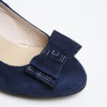 Pantofi Bleumarin cu Toc Scurt Vagam0338 - imagine 2