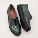 Balerini Verzi cu Talpa Inalta Vagam 1004