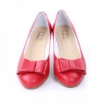 Balerini Rosii cu Funda Vagam046 - imagine 4