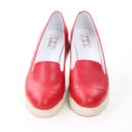 Balerini Rosii cu Talpa Inalta Vagam040 - imagine 4