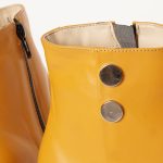 Botine Galbene-Mustar cu Toc Vagam1118 - imagine 5