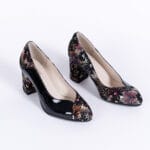 Pantofi Negri cu Toc Gros Vagam0652 - imagine 2