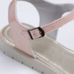 Sandale Roz Pal cu Talpa Joasa Vagam0260 - imagine 4