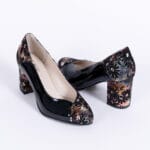 Pantofi Negri cu Toc Gros Vagam0652 - imagine 7