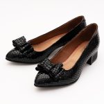 Pantofi Negri cu Toc Gros Vagam1179