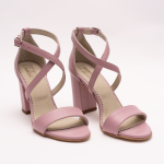 Sandale Roz cu Toc Vagam 0914 - imagine 7
