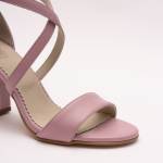 Sandale Roz cu Toc Vagam 0914 - imagine 3