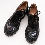 Pantofi Negri cu Talpa Inalta 1174 - imagine 2