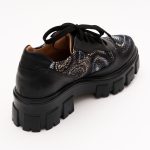 Pantofi Negri cu Talpa Inalta 1174 - imagine 4