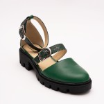 Pantofi Casual Decupati Verzi Vagam 0926