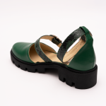 Pantofi Casual Decupati Verzi Vagam 0926 - imagine 2