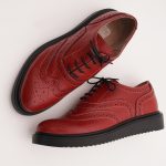 Pantofi Rosu cu Siret Vagam 1047