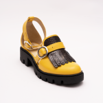 Pantofi Casual Decupati Galbeni Vagam 0929
