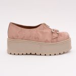 Pantofi Roz cu Talpa Inalta 1173 - imagine 3