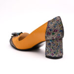 Pantofi Galbeni Mustar cu Toc Gros Vagam0819 - imagine 6