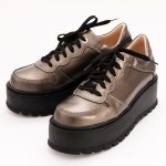 Pantofi Aurii cu Platforma Vagam 1136 - imagine 6