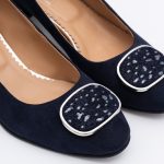 Pantofi Bleumarin cu Toc Gros Vagam1616 - imagine 3
