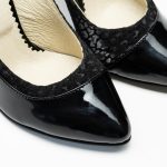 Pantofi Negri Decupati Vagam1570 - imagine 4