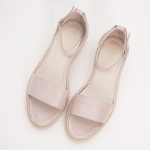 Sandale Roz-Auriu cu Talpa Inalta Vagam 1226 - imagine 6
