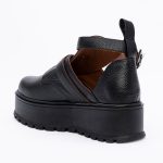 Pantofi Negri Decupati Vagam1526 - imagine 3
