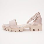 Sandale Roz-Auriu cu Talpa Inalta Vagam 1226 - imagine 2
