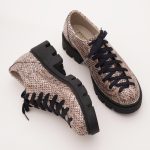 Pantofi Crem cu Siret Vagam 1037 - imagine 6