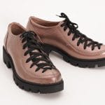 Pantofi Roz Inchis cu Siret Vagam 1053 - imagine 6