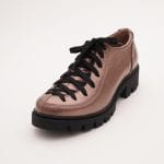 Pantofi Roz Inchis cu Siret Vagam 1053 - imagine 2