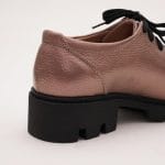 Pantofi Roz Inchis cu Siret Vagam 1053 - imagine 4