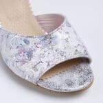 Sandale Albe cu Toc Gros Vagam0257 - imagine 3