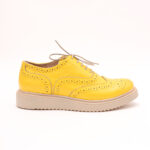 Pantofi Galbeni cu Siret Vagam 0839 - imagine 6