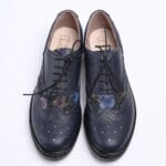 Pantofi Oxford Bleumarin cu Imprimeu Vagam0423 - imagine 5