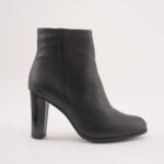 Ghete Scurte Negre cu Toc Vagam0720