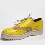 Pantofi Oxford Galbeni Vagam0347 - imagine 3