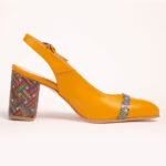 Pantofi Mustar Decupati Vagam0611 - imagine 4