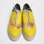 Pantofi Oxford Galbeni Vagam0347 - imagine 5