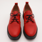 Pantofi Rosii cu Siret Vagam 1031 - imagine 6