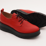 Pantofi Rosii cu Siret Vagam 1031