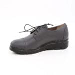 Pantofi Derby Gri Inchis Vagam059 - imagine 2